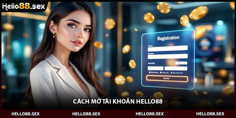 Cách mở tài khoản Hello88
